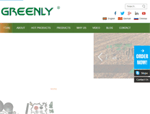 Tablet Screenshot of greenly-agparts.com